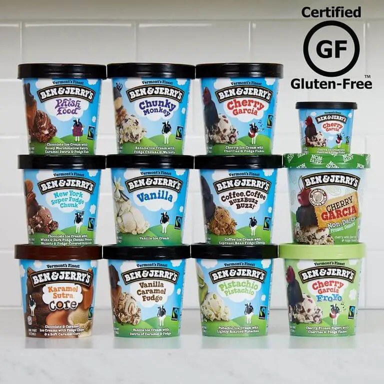 11 Flavours of Ben &  Jerry