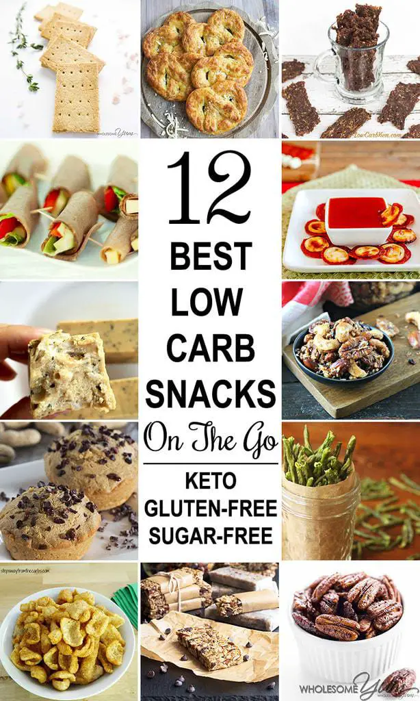 12 Best Low Carb Snacks On The Go (Keto, Gluten