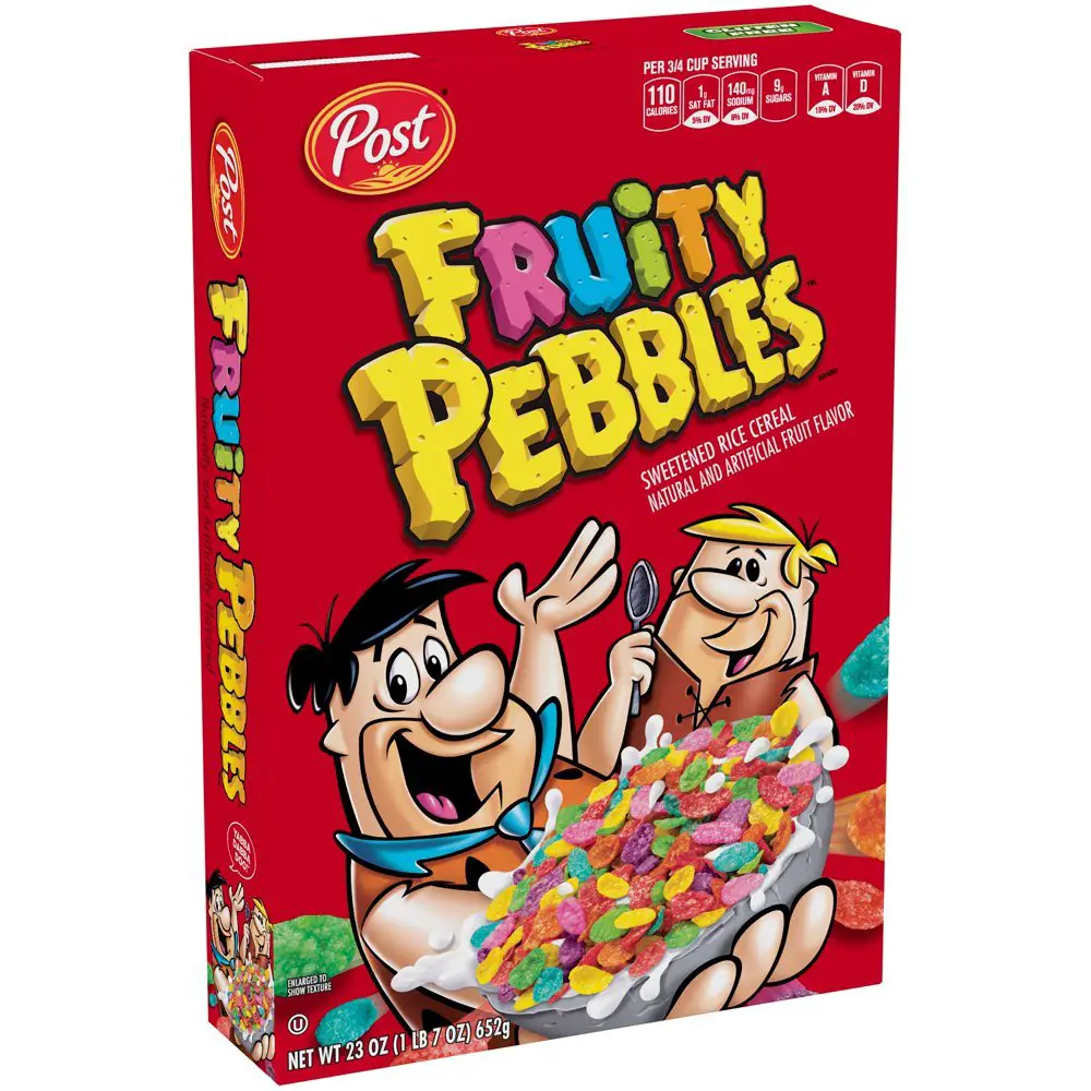(2 Pack) Post Fruity Pebbles Gluten Free Breakfast Cereal ...