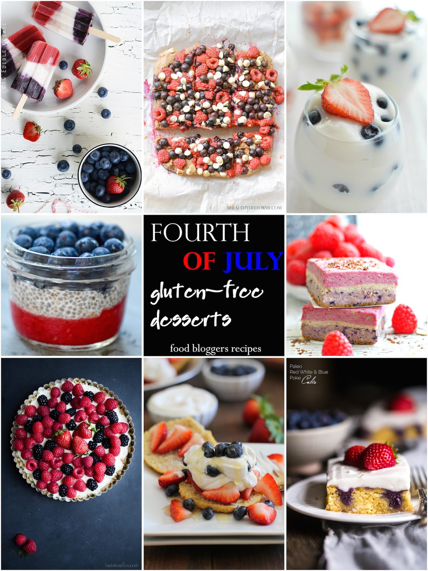 20 Gluten Free Fourth of July Desserts