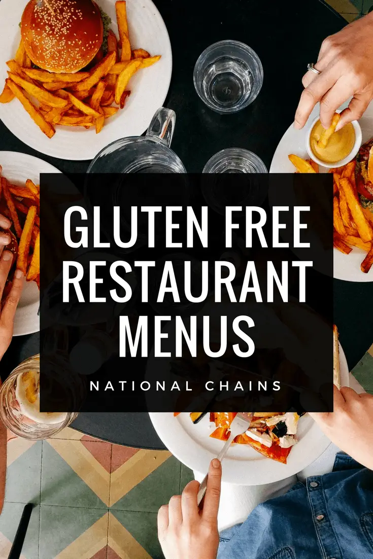240+ Gluten Free Restaurant Menus You Must Check Out in 2020