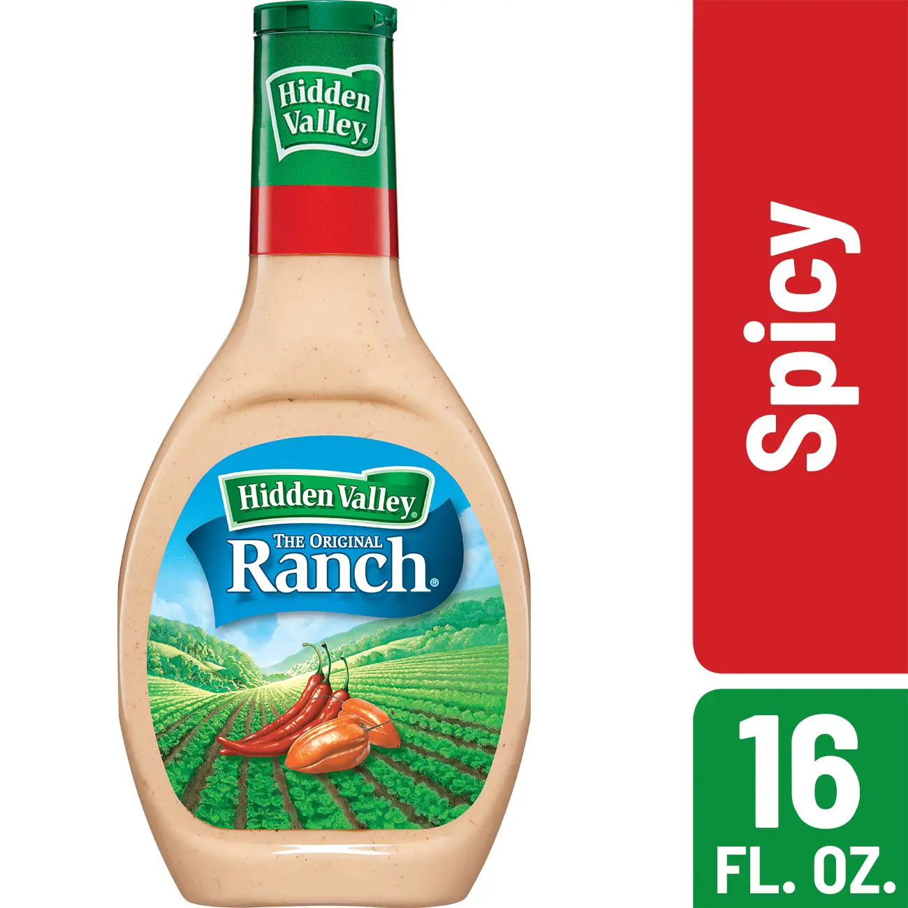 (3 Pack) Hidden Valley Spicy Ranch Salad Dressing &  Topping, Gluten ...