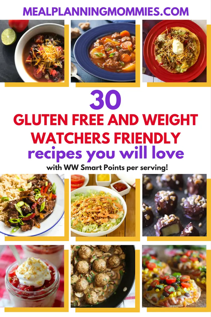 30 Gluten Free Weight Watchers Recipes with Smart Points