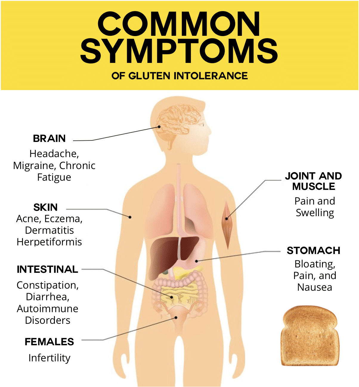5 Common Symptoms of Gluten Intolerance  Paleo Foundation