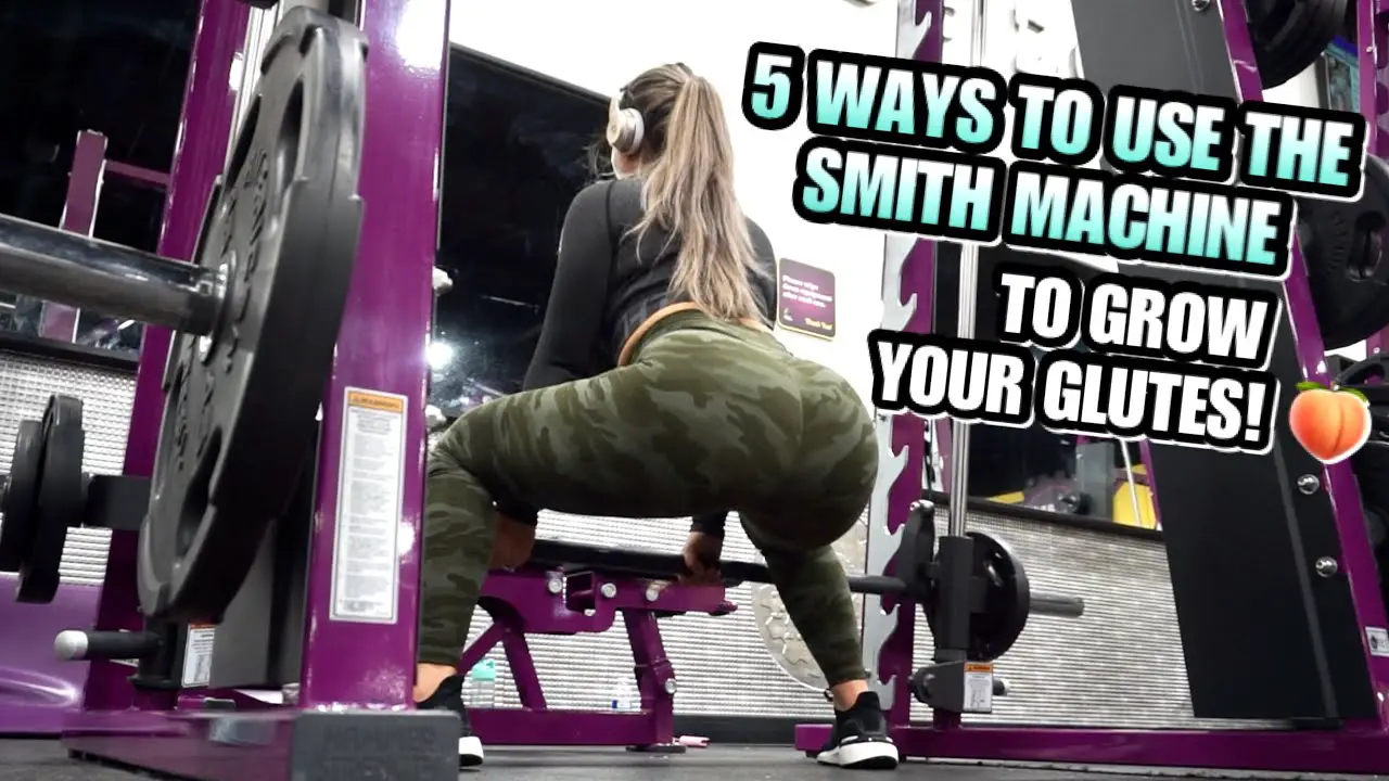 5 WAYS TO GROW YOUR GLUTES USING ONLY SMITH MACHINE ...