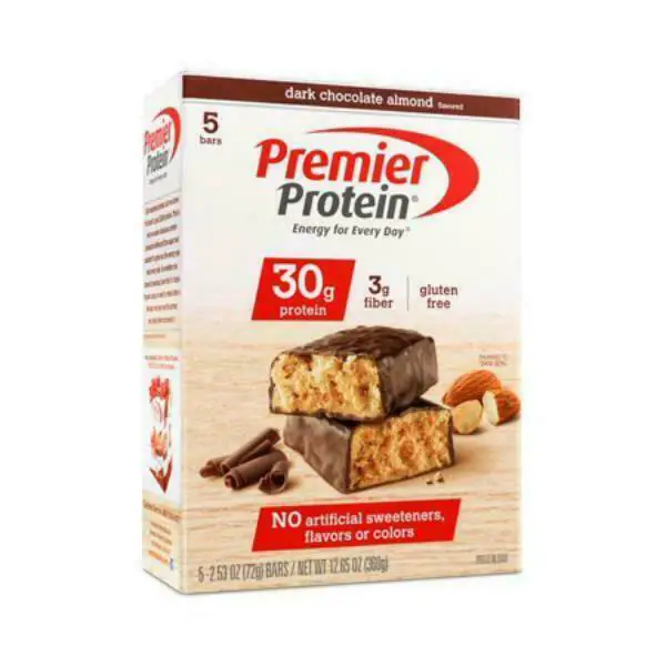 55 Premier Protein 30g Energy Bar Nutrition Chocolate Almond Bars 2/ ...