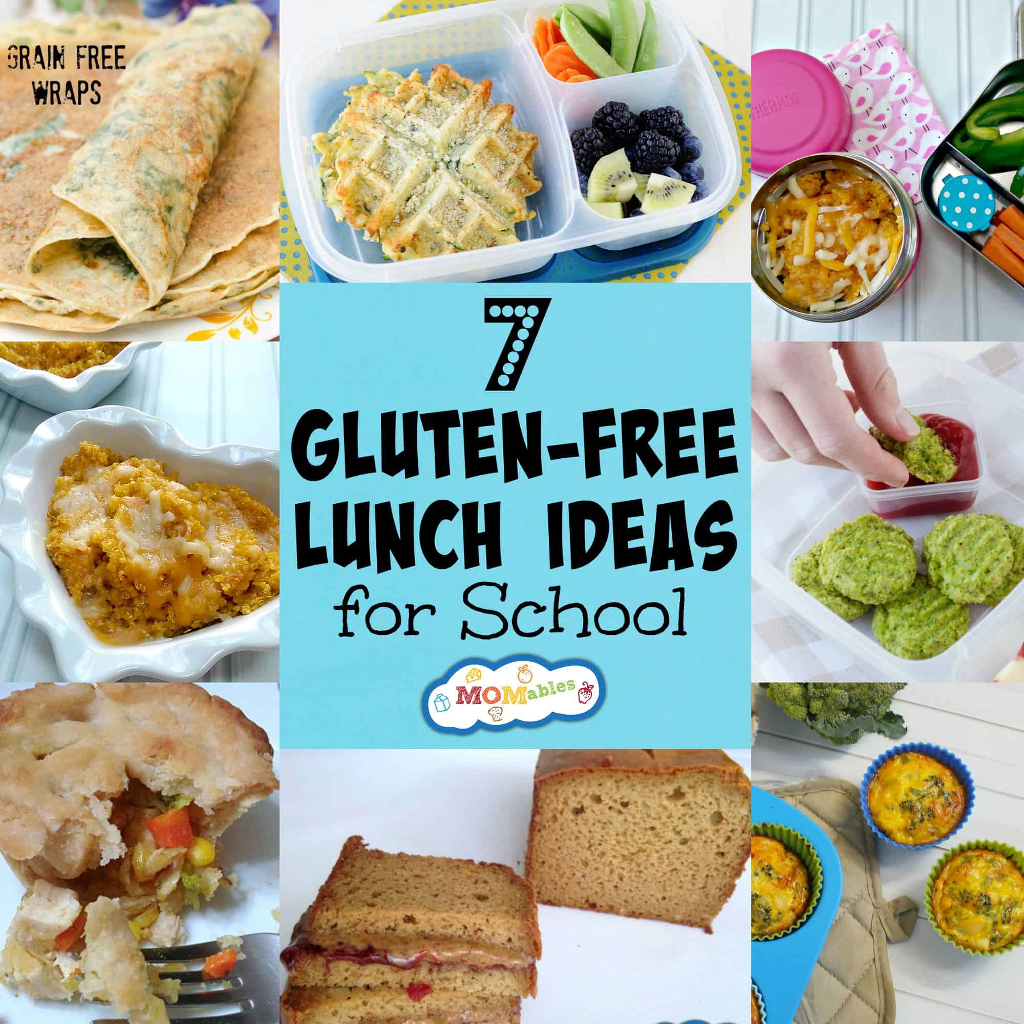 7 Gluten Free Lunch Ideas for School