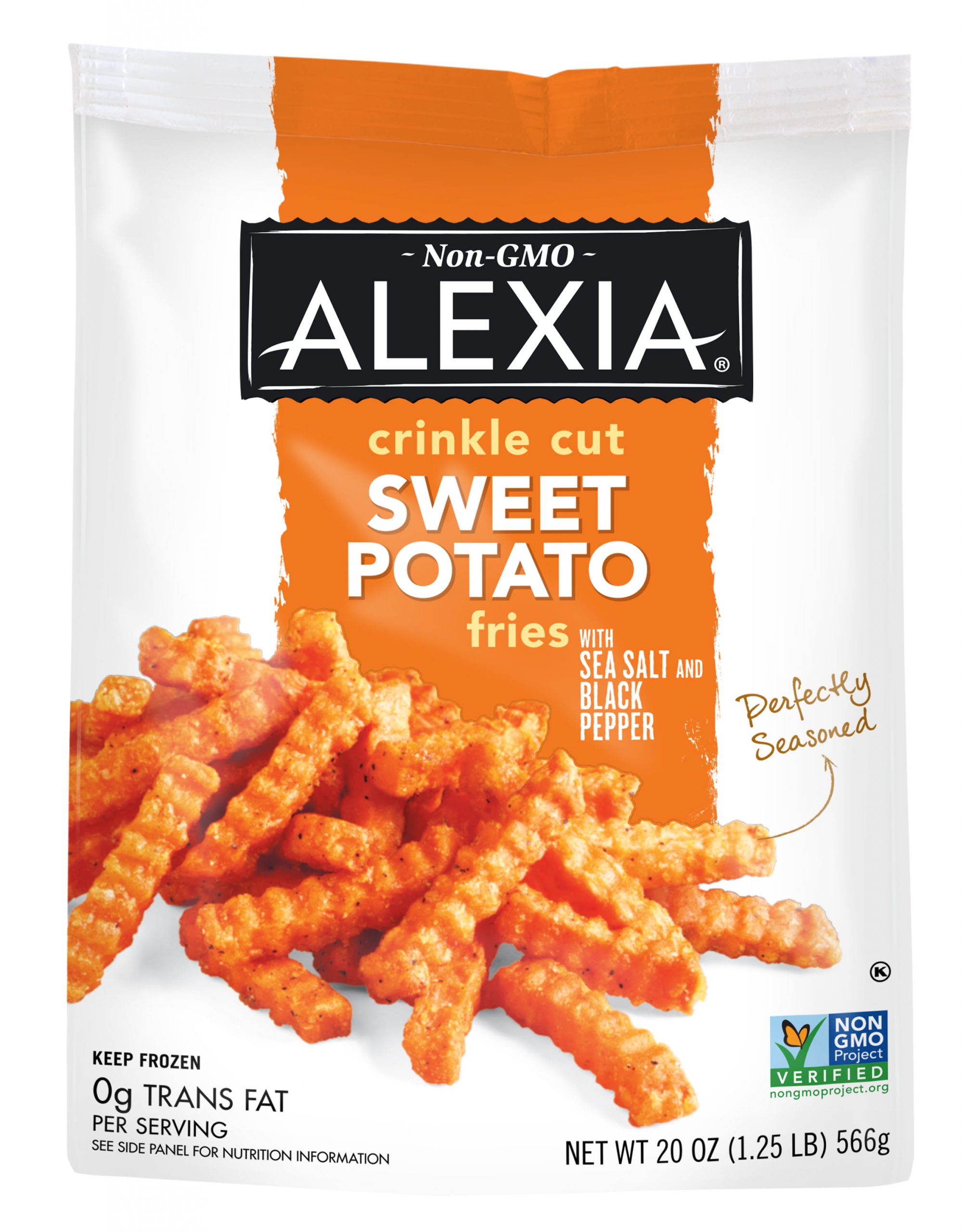 Alexia Crinkle Cut Sweet Potato Fries with Sea Salt and Black Pepper ...