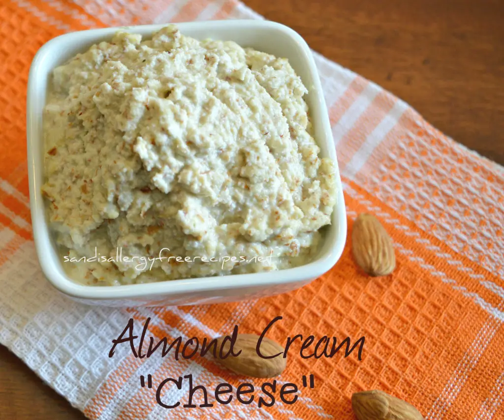 Almond Cream " Cheese"  (Gluten Free/ Dairy Free/ Vegan/ Paleo)