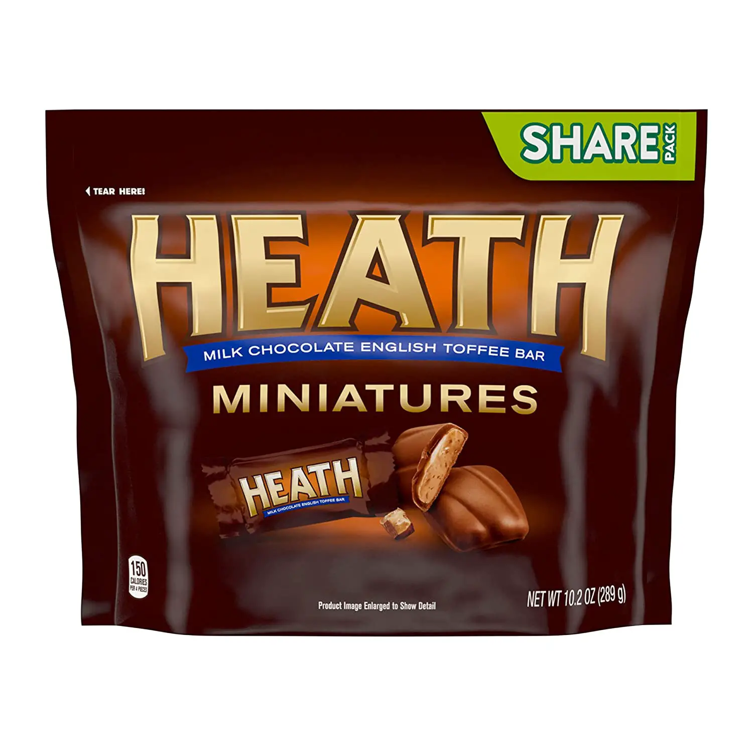 Amazon.com : HEATH Miniatures Milk Chocolate English Toffee Candy Bars ...