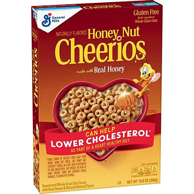 Amazon.com: Honey Nut Cheerios, Gluten Free Cereal With Oats, 10.8 Oz ...