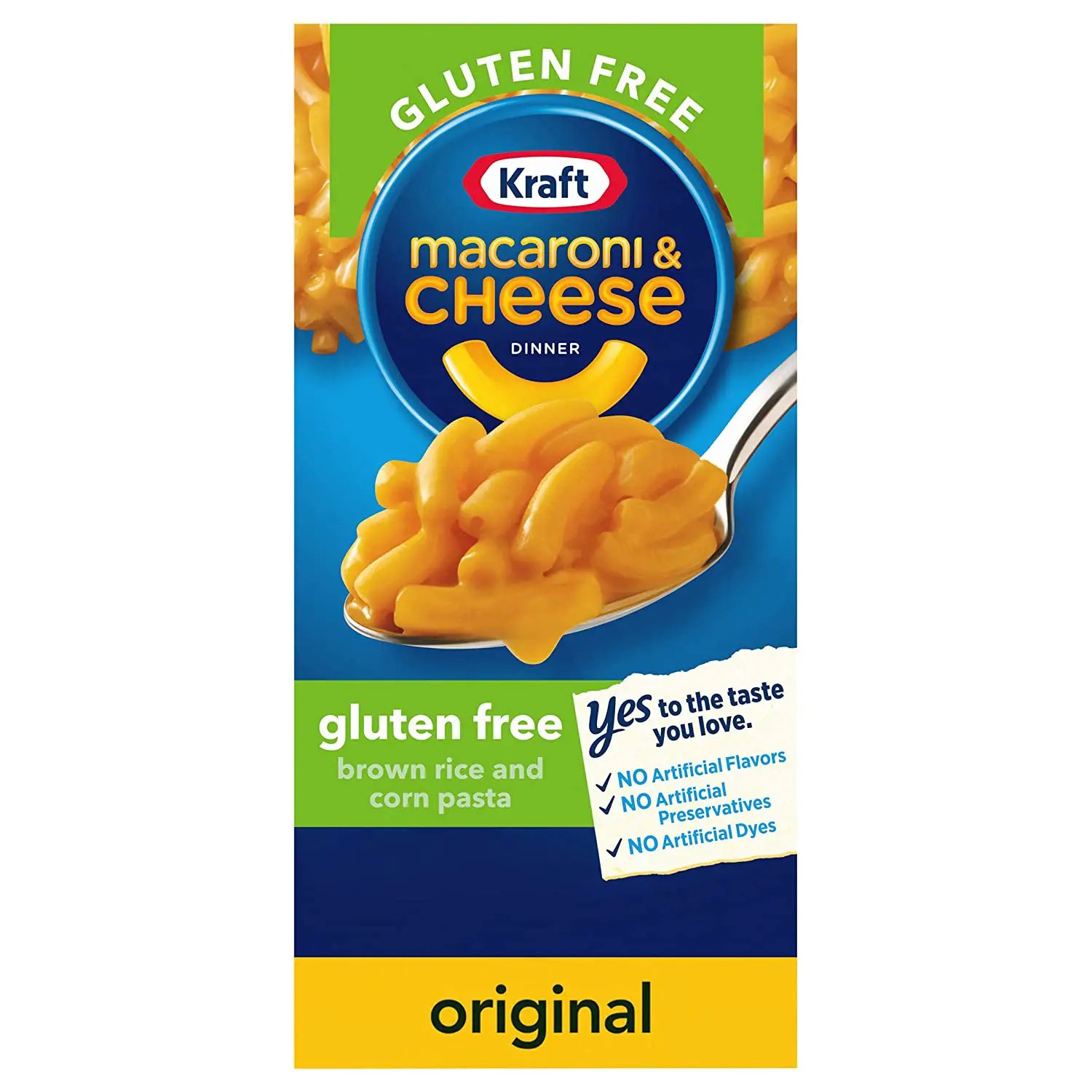 Amazon.com : Kraft Gluten Free Macaroni and Cheese Original Flavor, 6 ...