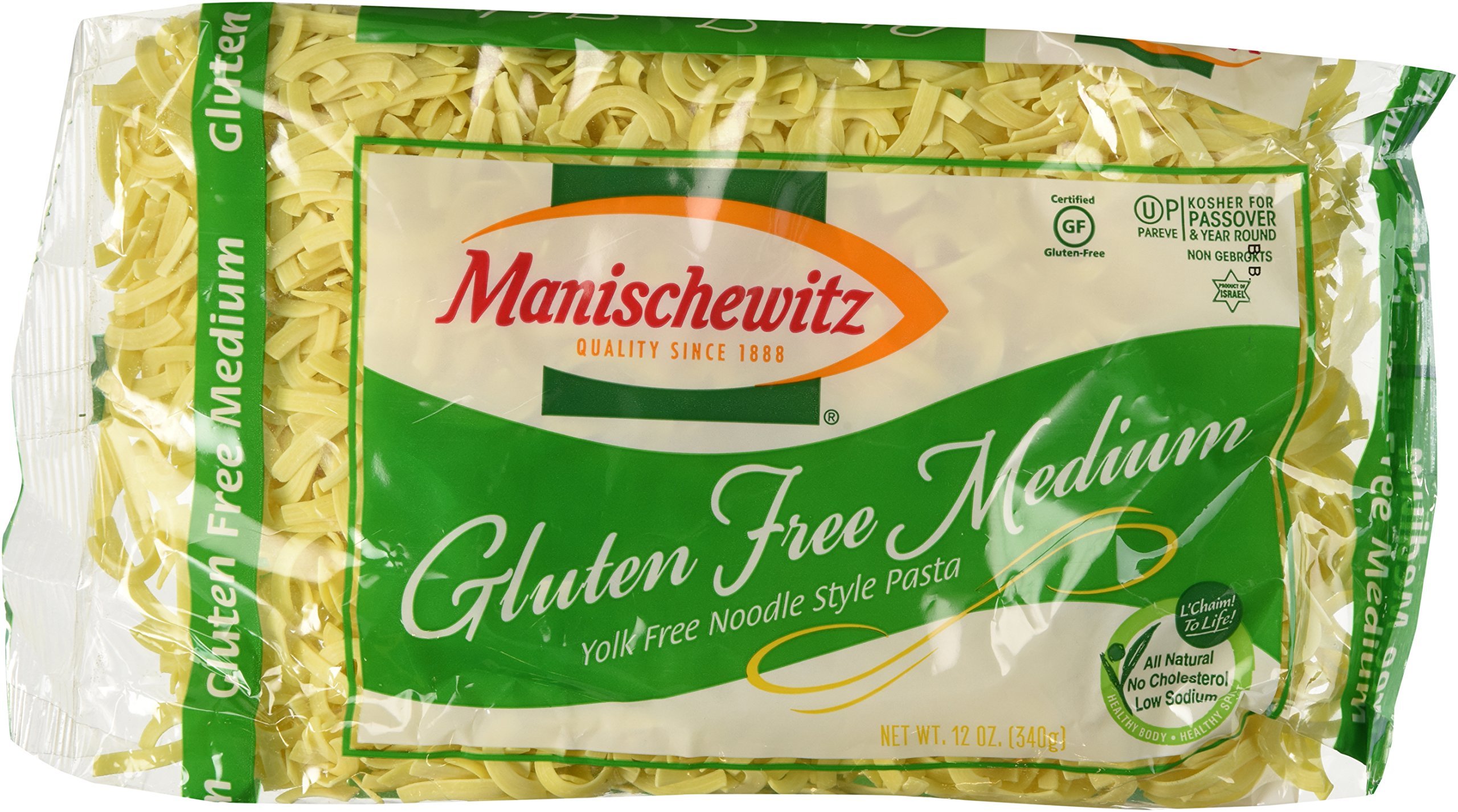 Amazon.com : Manischewitz Gluten Free Fine Egg Noodles, 12 ...