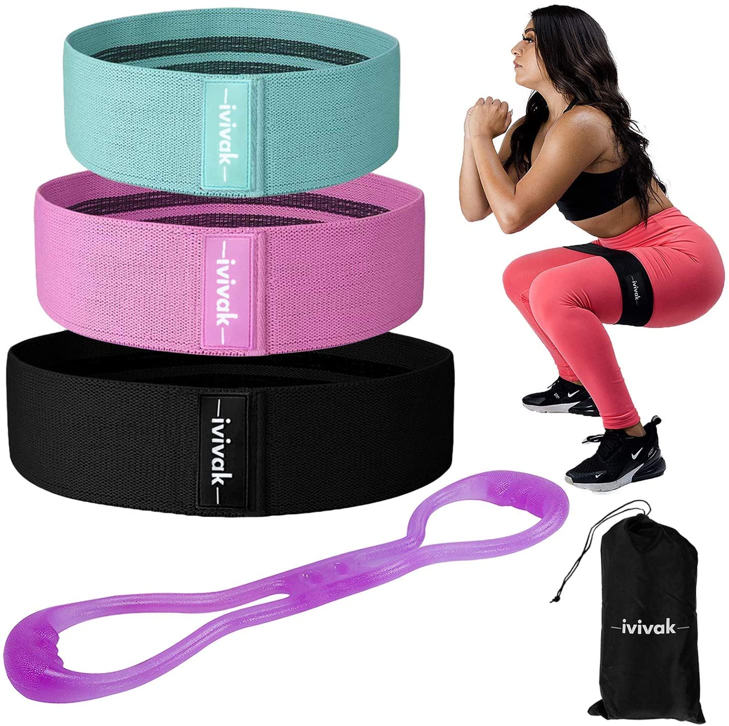 Amazon.com : Resistance Band with Booty Loop Bands, for ...