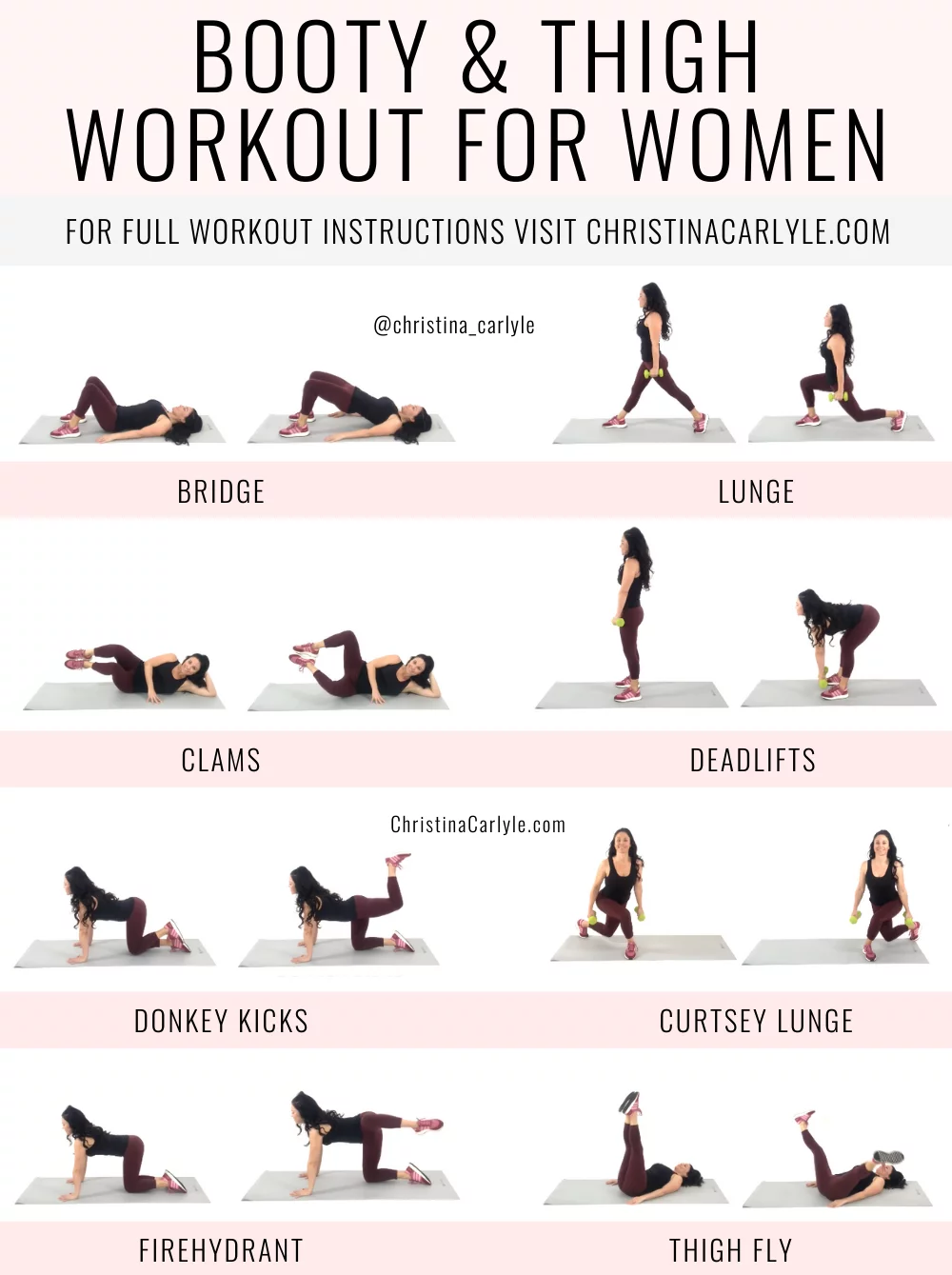 An easy Butt and Thigh Workout for a Bigger Butt and Toned Thighs