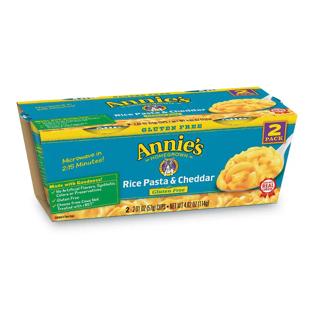 Annies Macaroni &  Cheese, Rice Pasta &  Cheddar Gluten Free Mac and ...