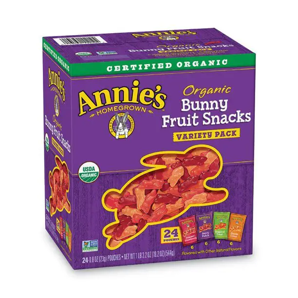 Annies Organic Bunny Fruit Snacks, Variety Pack, Gluten ...