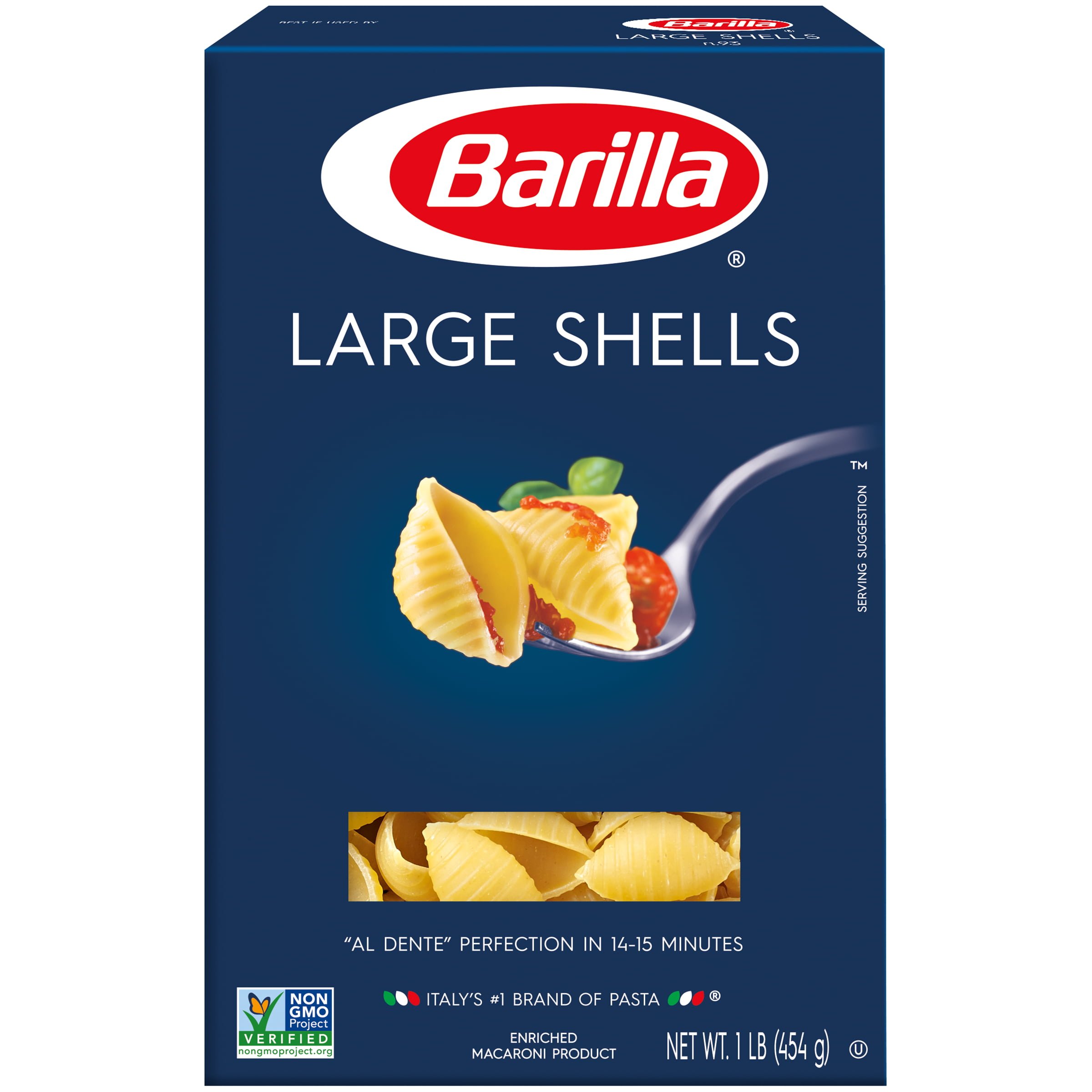 Barilla® Classic Blue Box Pasta Large Shells 16 oz