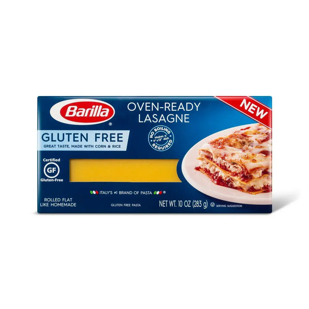 Barilla Gluten Free Oven Ready Lasagna