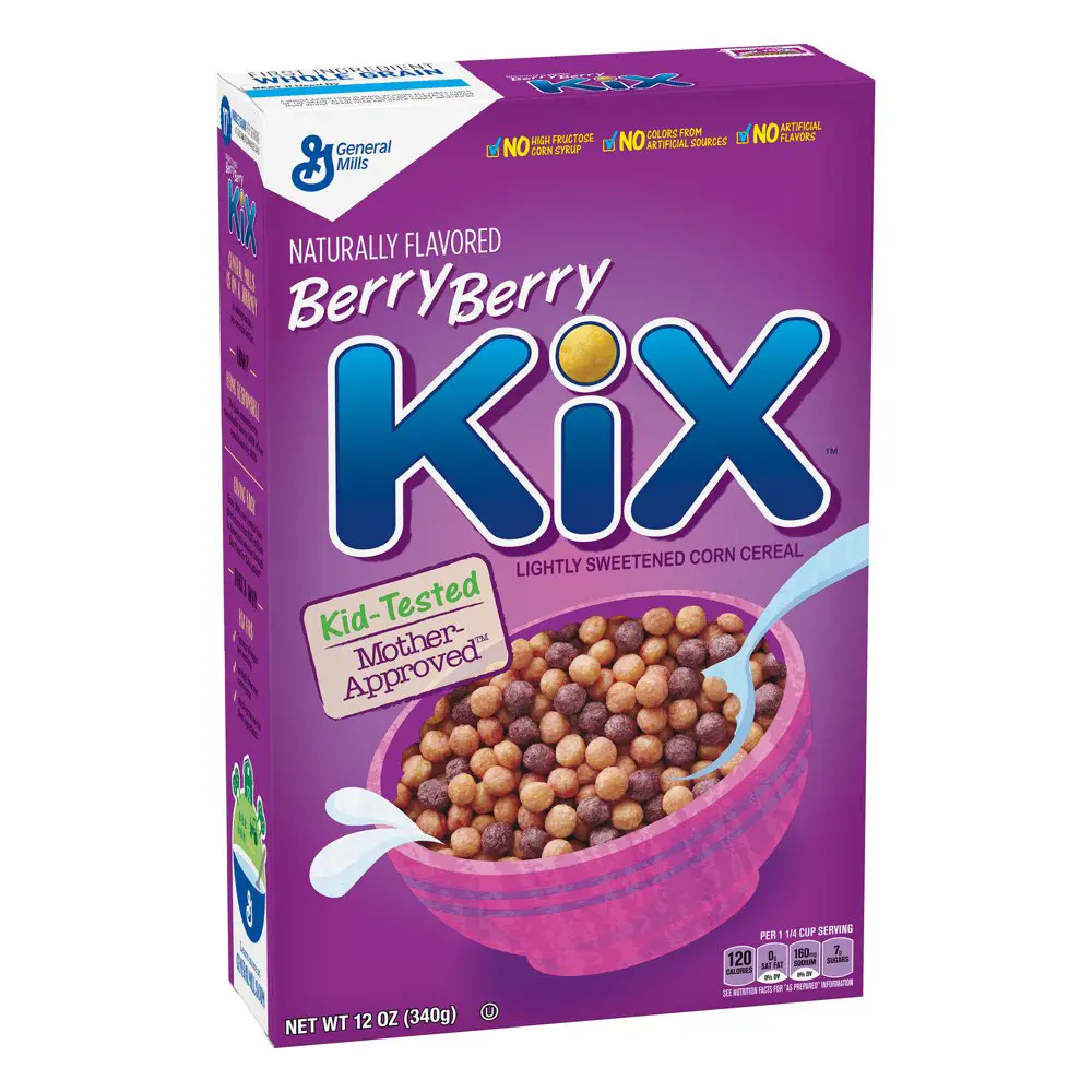 Berry Berry Kix Breakfast Cereal, 12 oz Box