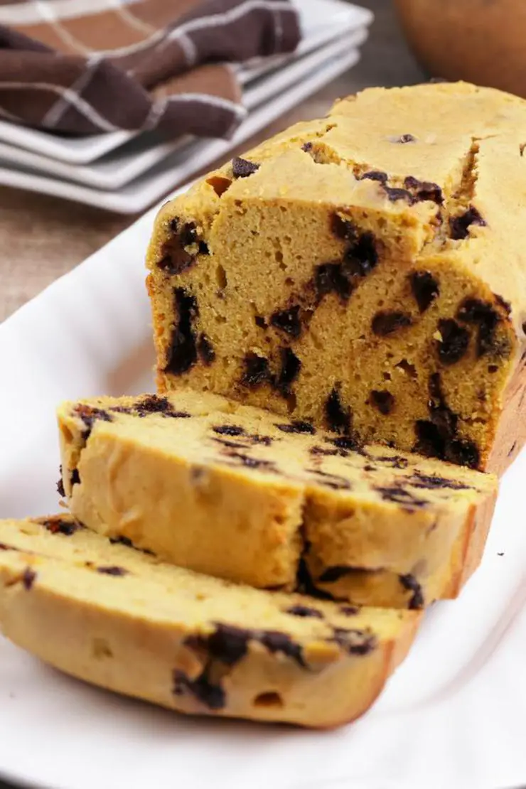 BEST Keto Bread! Low Carb Pumpkin Chocolate Chip Loaf ...