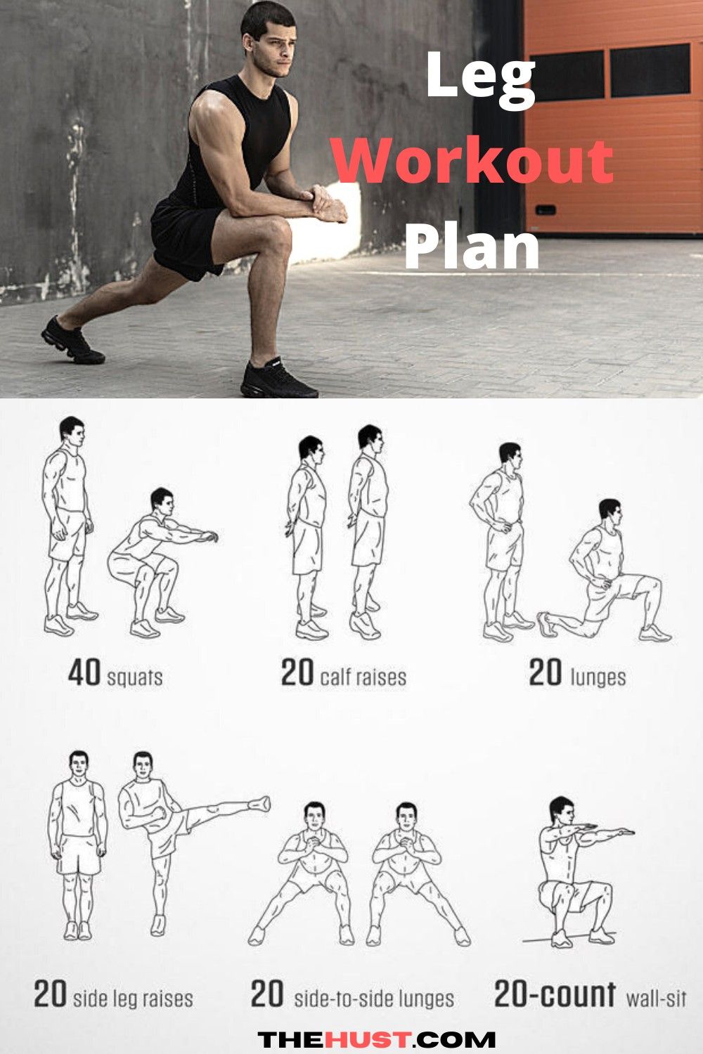 Best legs workout plan for muscle and strength in 2020