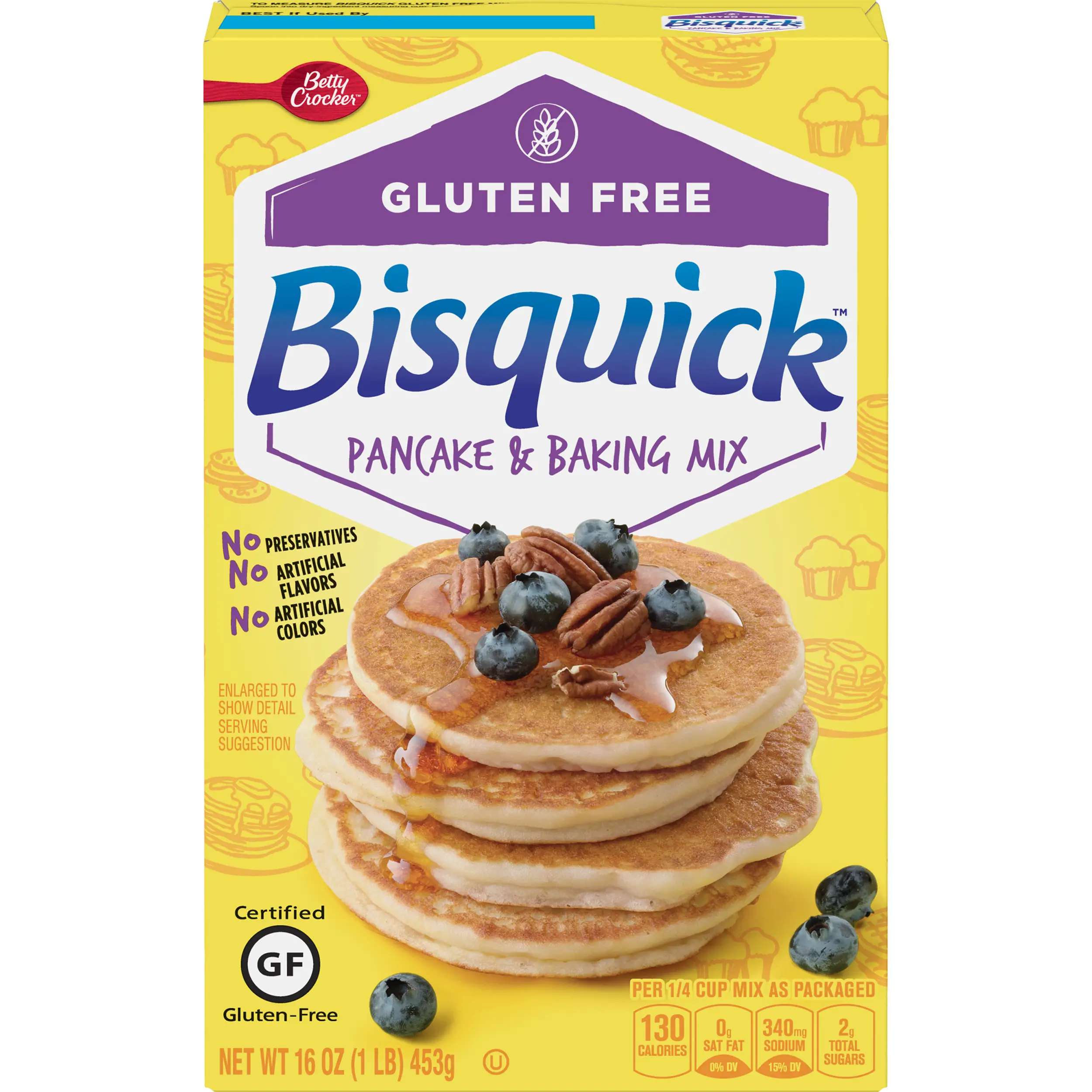 Betty Crocker Bisquick Pancake Mix, Gluten Free, 16 oz