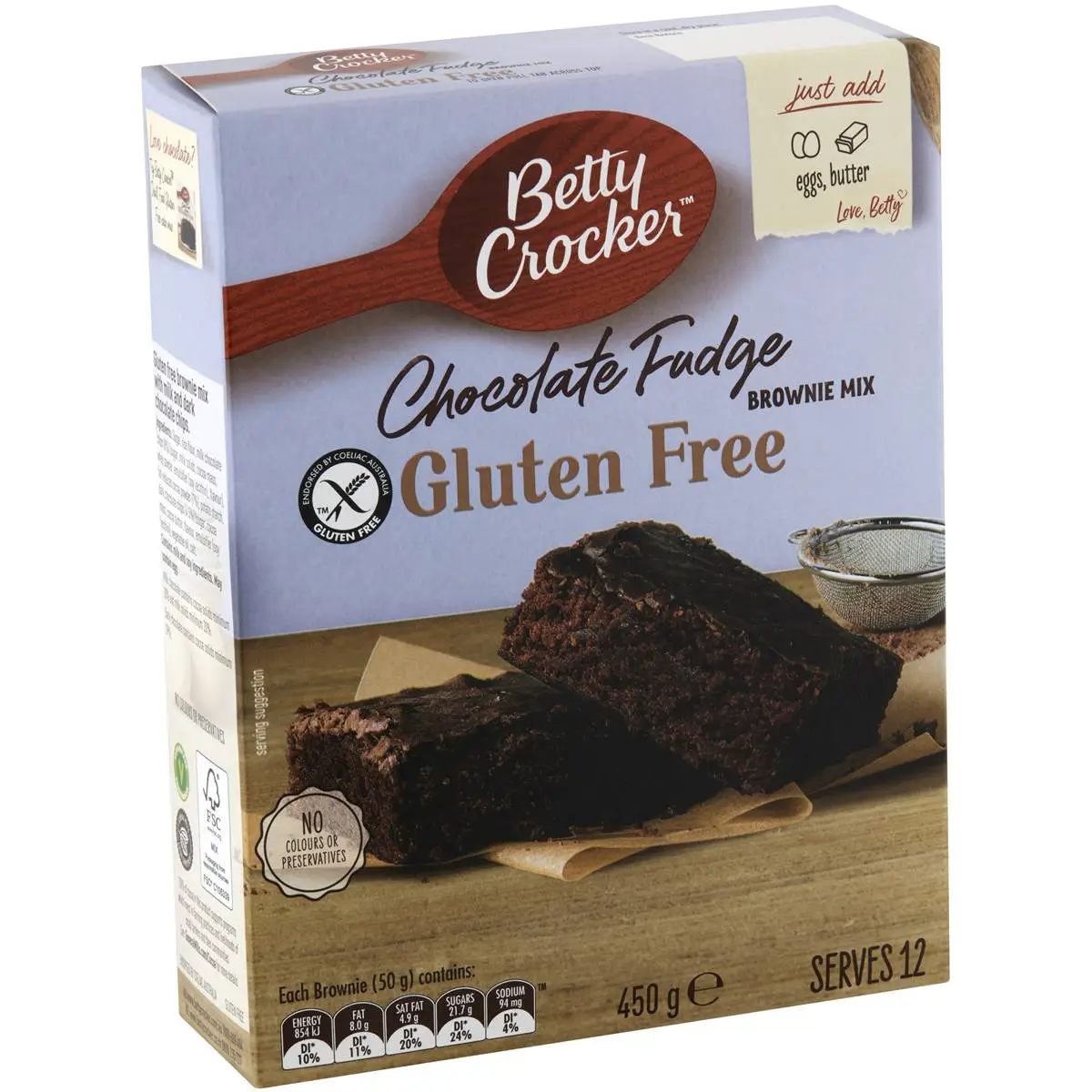 Betty Crocker Gluten Free Chocolate Fudge Brownie Mix 450g