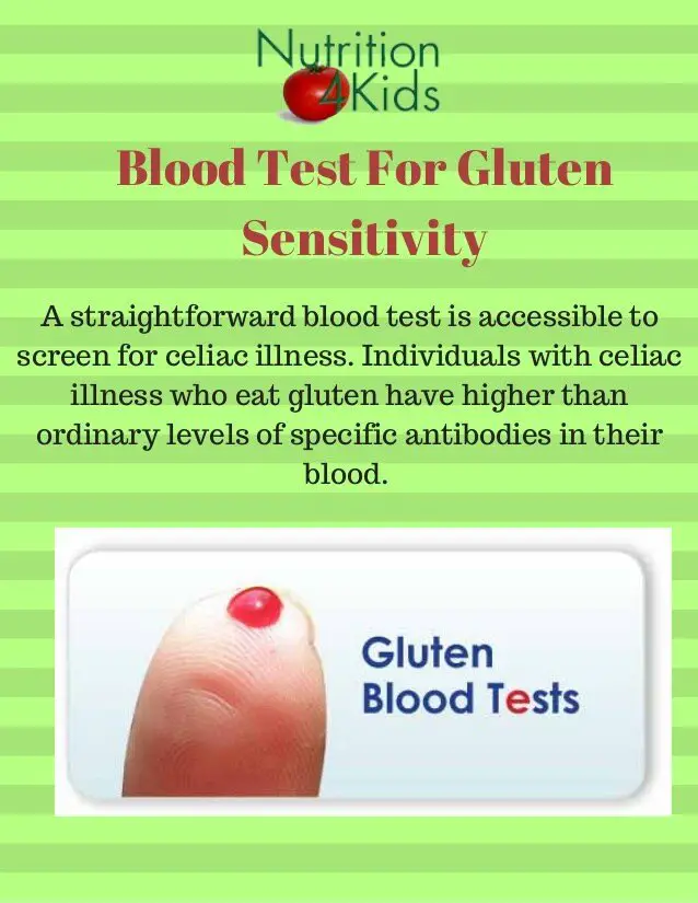 Blood test for gluten sensitivity