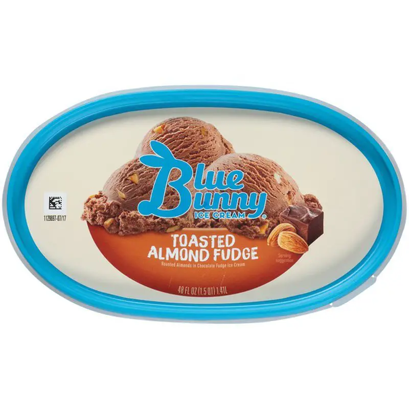 Blue Bunny Premium Toasted Almond Fudge Ice Cream (48 fl oz) from Cub ...