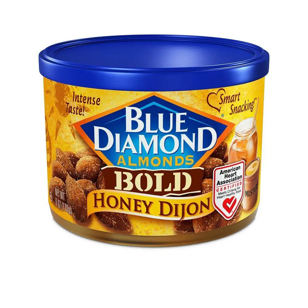 Blue Diamond Gluten Free Almonds, Bold Honey Dijon, 6 ...