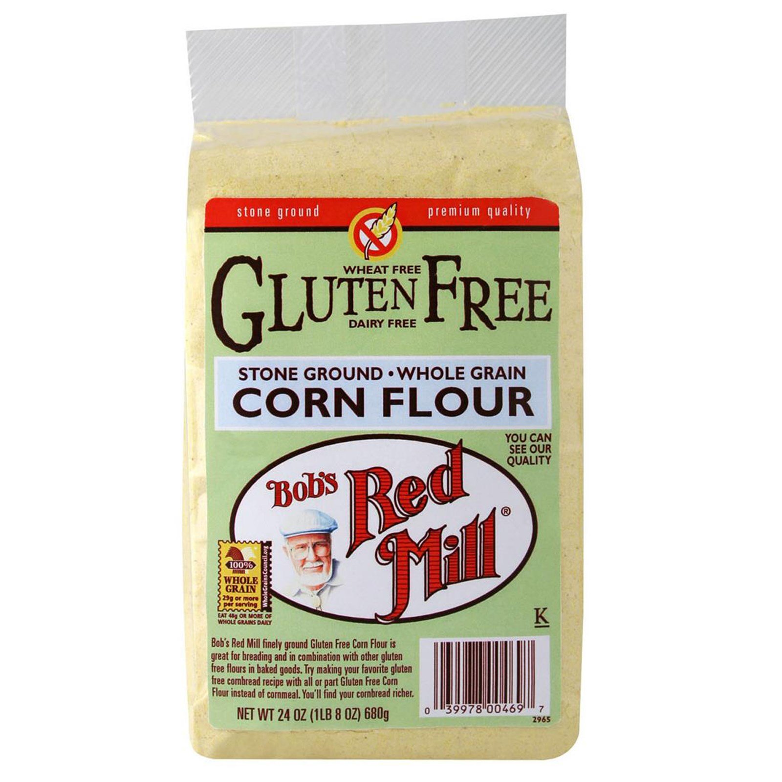 Bobs Red Mill Gluten Free Corn Flour 4/24oz  Mill Creek ...