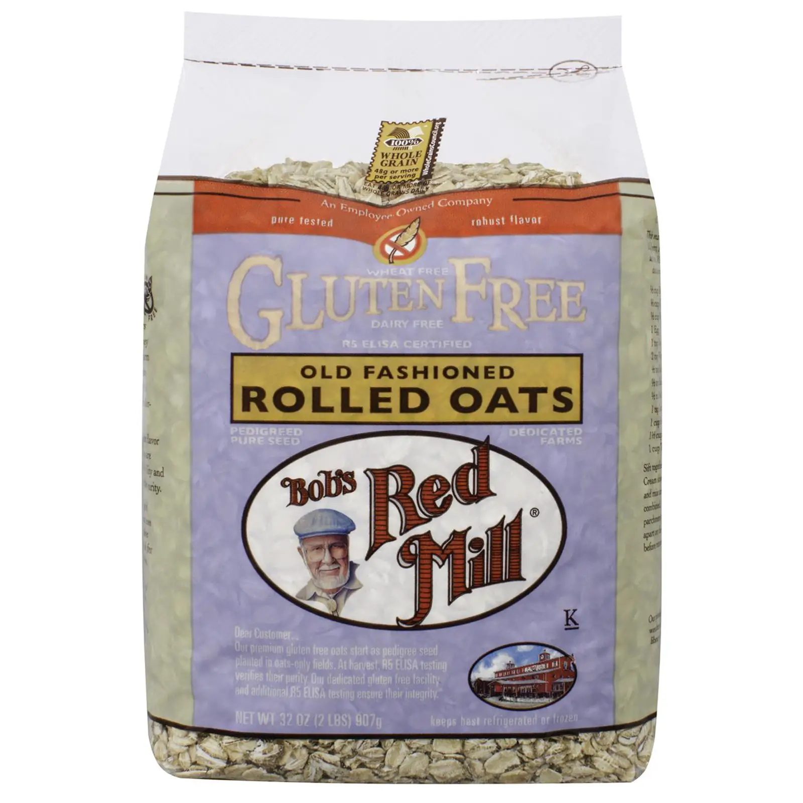 Bobs Red Mill Gluten Free Rolled Oats 4/32oz  Mill Creek General Store