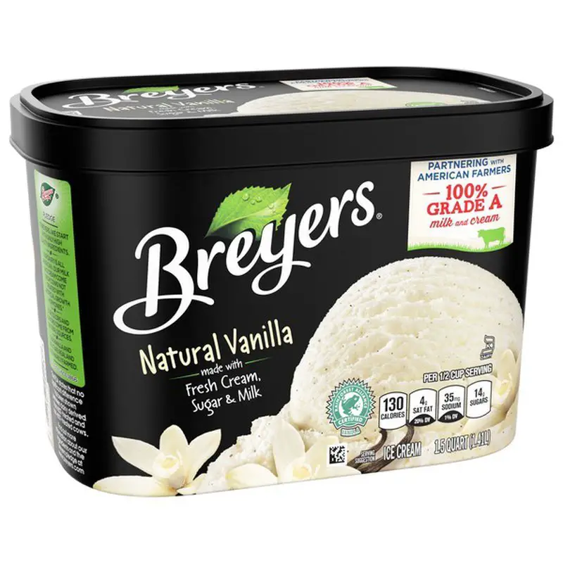 Breyers Ice Cream Natural Vanilla (48 oz) from H