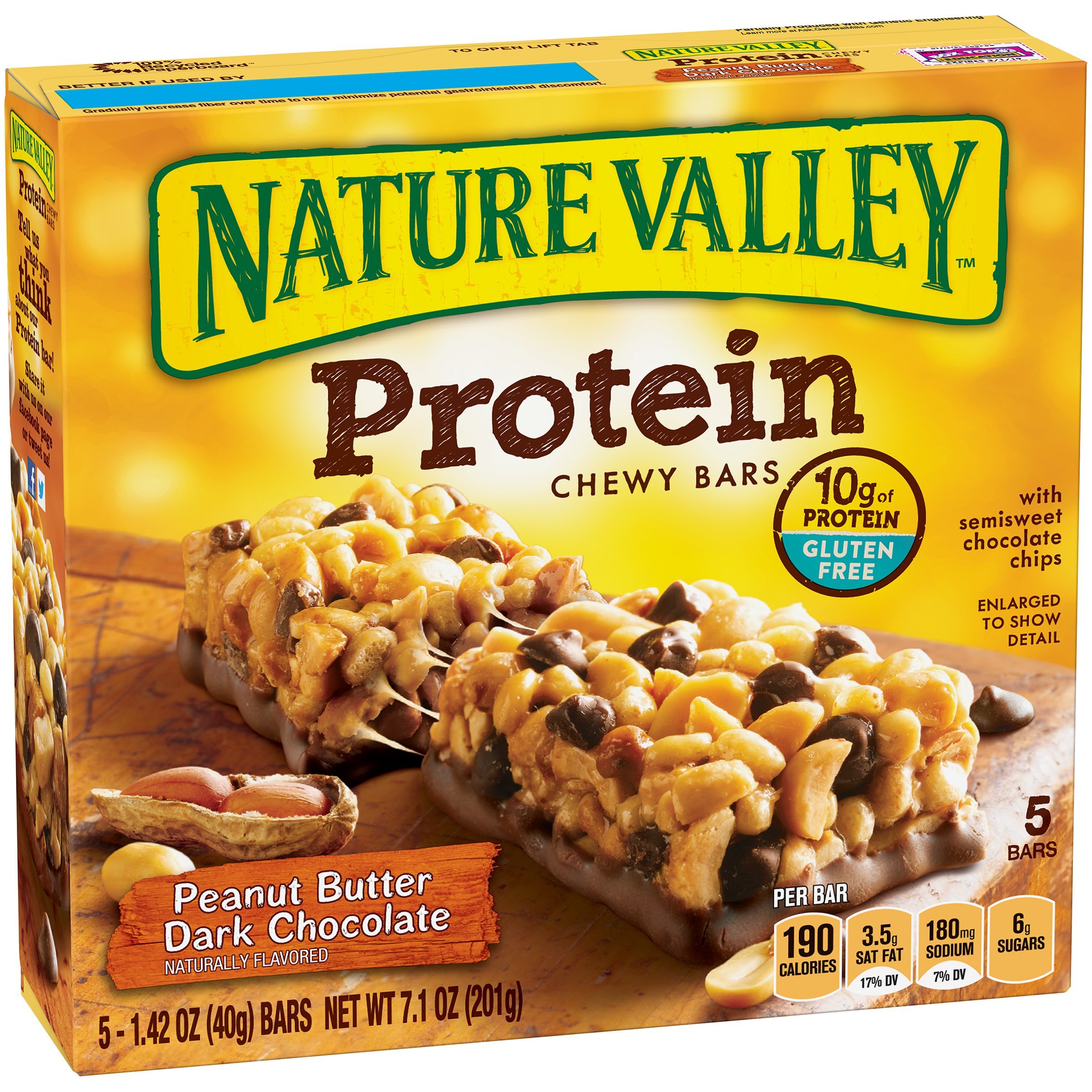 Buy Nature Valley Chewy Granola Bar, Protein, Gluten Free ...