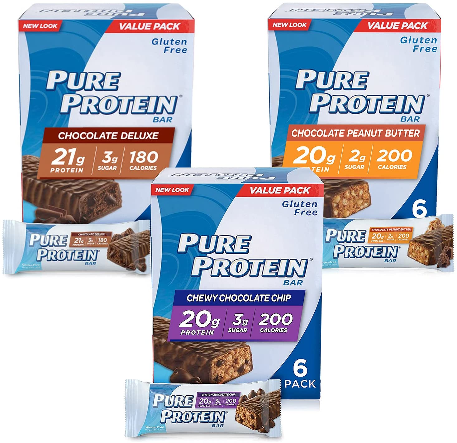 Buy Pure Protein Bars, High Protein, Nutritious Snacks to Support ...