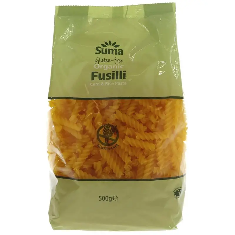 Buy Suma Wholefoods Gluten Free Maize &  Rice Fusilli Pasta Online  UK ...