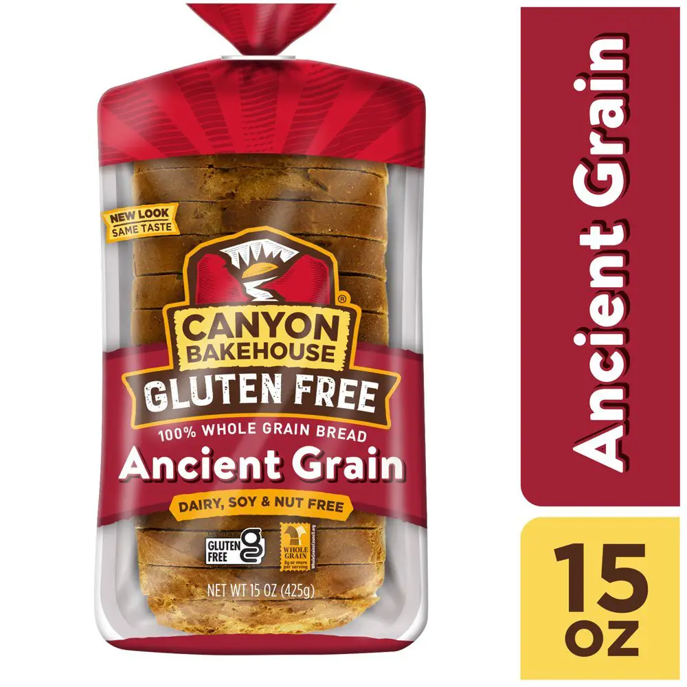 Canyon Bakehouse Ancient Grain Gluten Free Bread, 100% Whole Grain ...