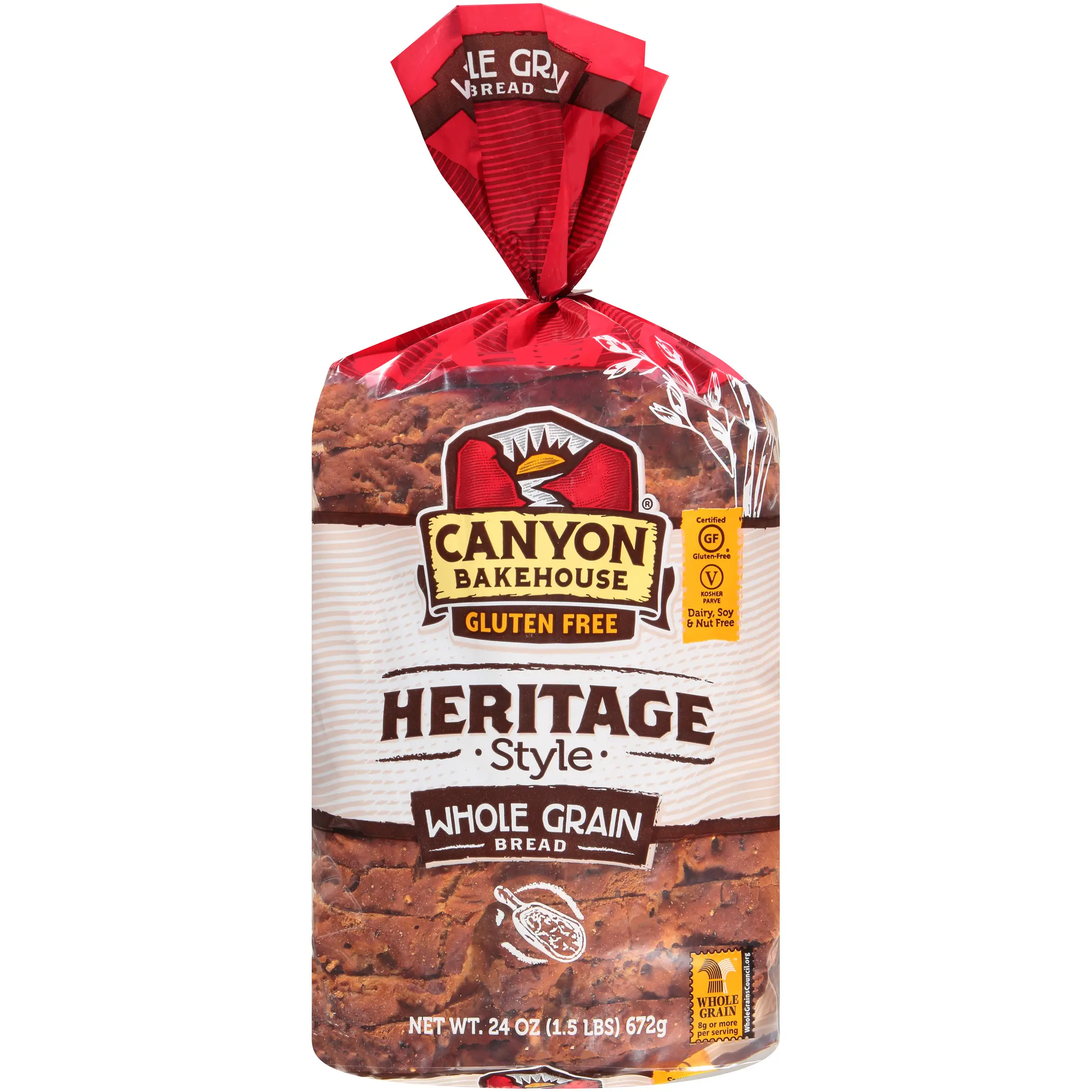 Canyon Bakehouse® Gluten Free Heritage Style Whole Grain Bread 24 oz ...