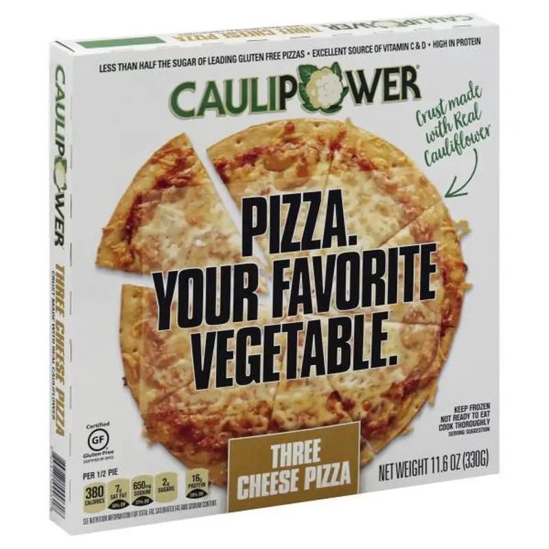 Caulipower Three Cheese Cauliflower Crust Pizza (10.9 oz ...