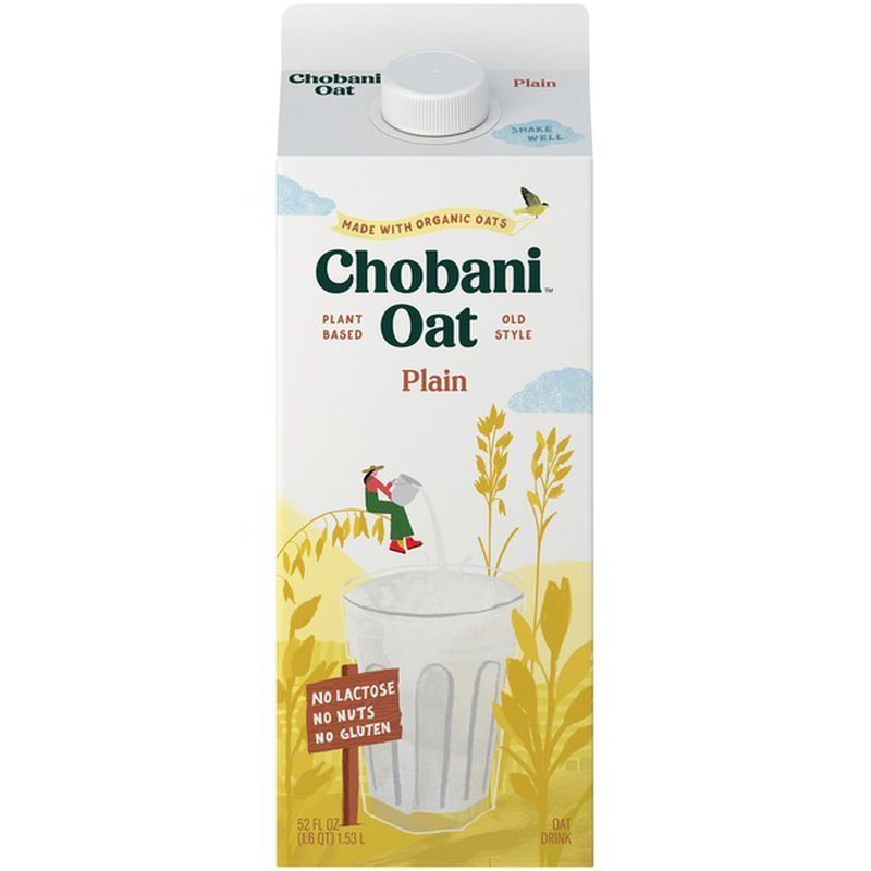 Chobani Plain Oat Drink (52 fl oz)