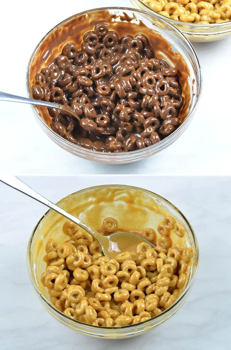 Chocolate Peanut Butter Cheerios Cups