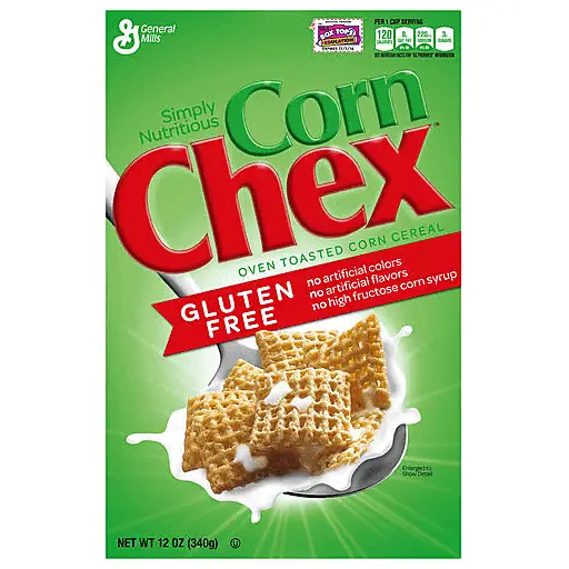 Corn Chex Breakfast Cereal, Gluten Free, 12 oz Box