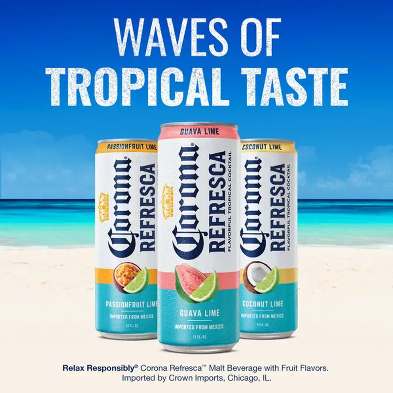 Corona Refresca Variety Pack with Guava Lime, Passionfruit Lime, and ...