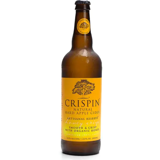 Crispin Honey Crisp Hard Cider, Gluten Free, 22 fl. oz. Bottle, 6.5% ...