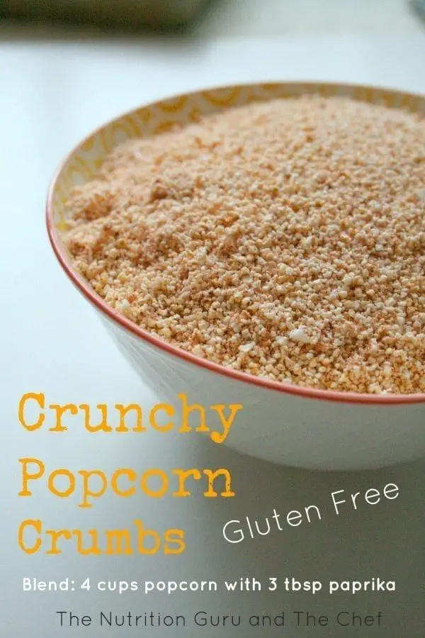 Crunchy Popcorn Crumbs  Gluten Free