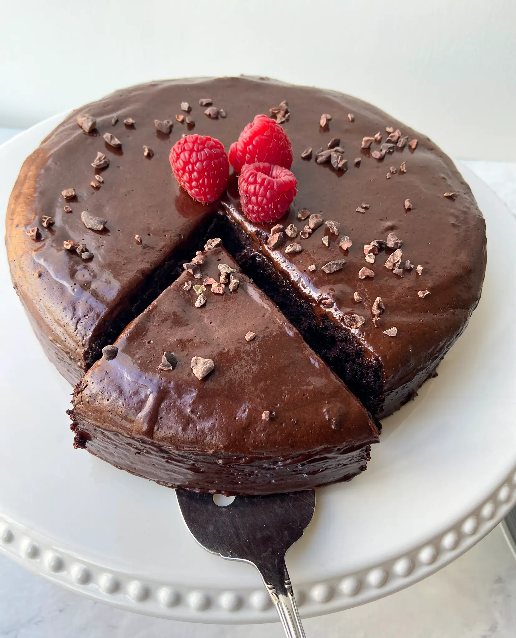 Double Chocolate Cake (Gluten Free, Dairy Free, Egg Free)