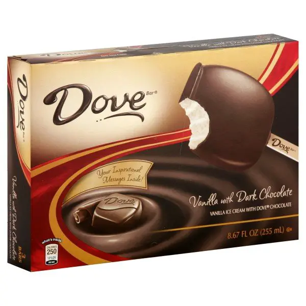 dove chocolate ice cream bars gluten free