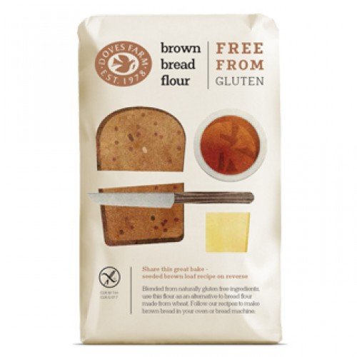 Doves Farm Organic Gluten Free Brown Bread Flour 1kg