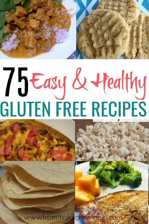 Easy gluten free meals that are tasty and healthy! These will make menu ...
